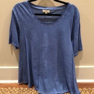 blue image short sleeve shirt